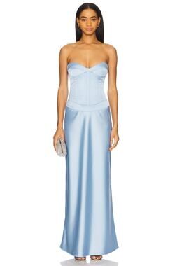 Anna October x REVOLVE Delancy Maxi Dress in Light Blue